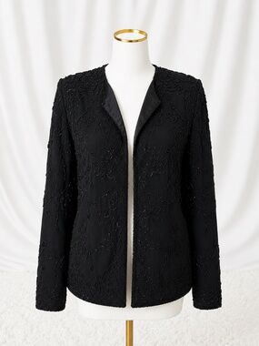 Rare Vintage "Jessica" Blouse-Jacket — PRISTINE BEADWORK (Size Small)